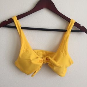 yellow tie bikini top 💛✨